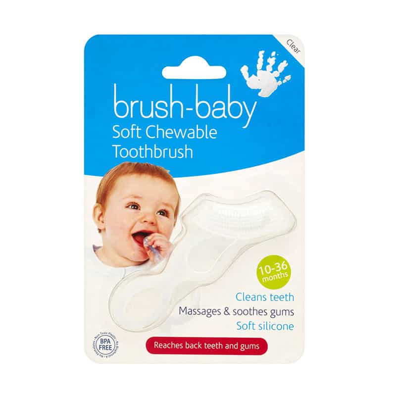 Brush-Baby Chewable Toothbrush and Teether - Growing Smiles